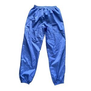 Vintage Women’s Nike Blue Nylon Track Pants Size L – Zippers – Made in Singapore